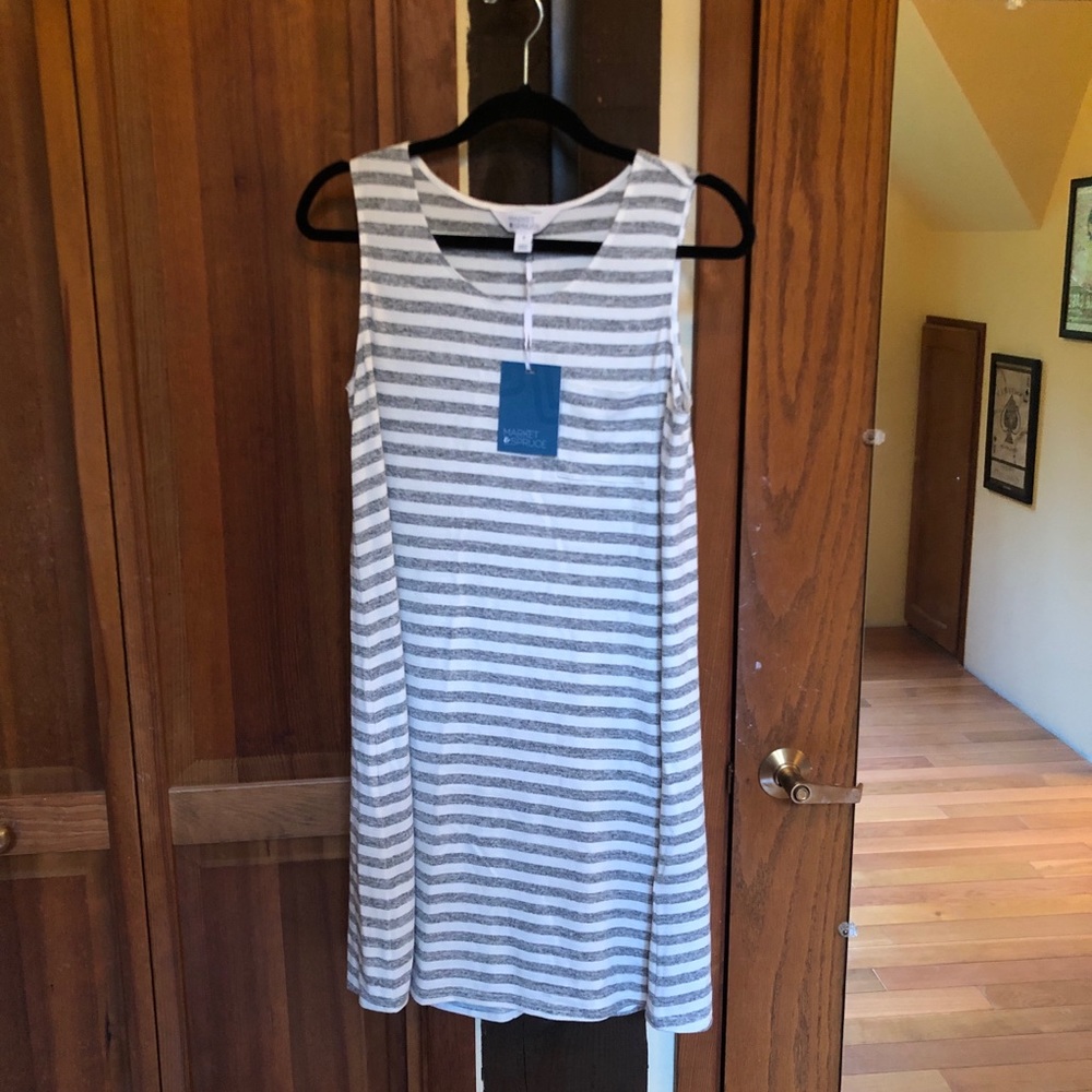 Market & Spruce striped tank dress, new with tags